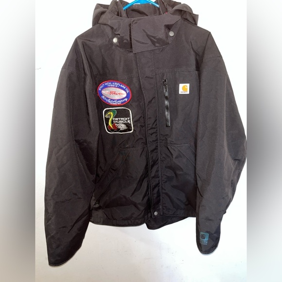 Custom Detroit Carhartt storm defender jacket - Picture 2 of 10